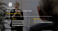 Desktop Screenshot of bookings.auslanservices.com